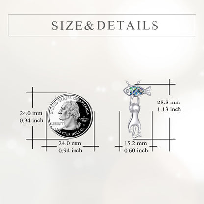 YFN Cat Necklace Sterling Silver Jewelry for Women Cat Jewelry Gifts