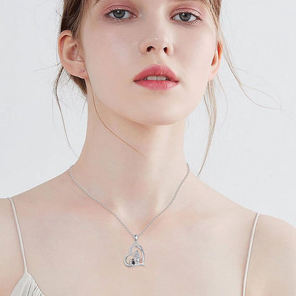 YFN Cat Necklace Sterling Silver Jewelry for Women Cat Jewelry Gifts