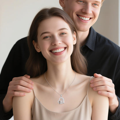 YFN Cat Necklace Sterling Silver Jewelry for Women Cat Jewelry Gifts